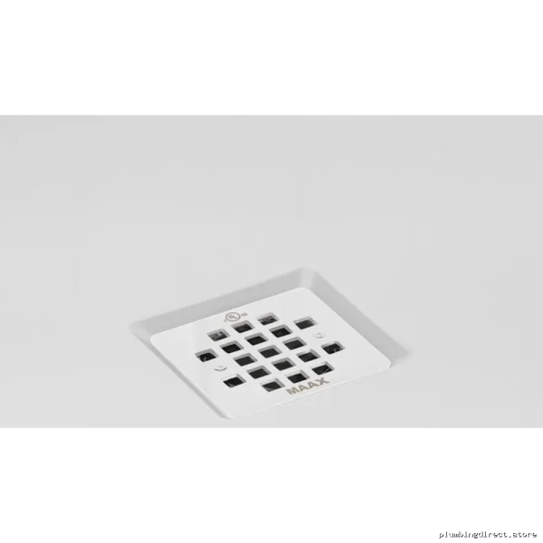 Maax White Alcove Shower Base with Right-Hand Drain - Image 2