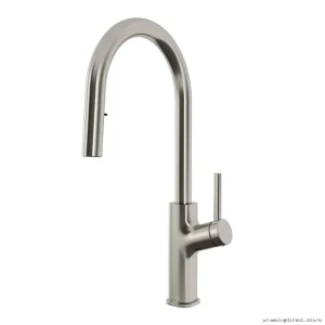 Masimo Pull-Down Kitchen Faucet with Stainless Steel & PVD Finish - Diver Model