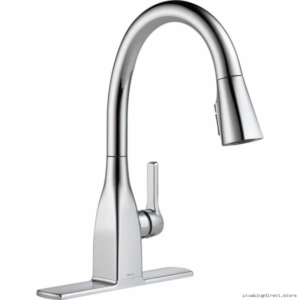 Mateo Hands-Free Chrome Faucet with Pulldown Spray - 9183-DST Delta - Image 4