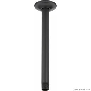 10-Piece Ceiling Mount Shower Arm & Flange Set - Matte Black Delta Design U4999-BL