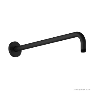 Matte Black 90 Degree TV Wall Mount 16.56 Round Flange Arm