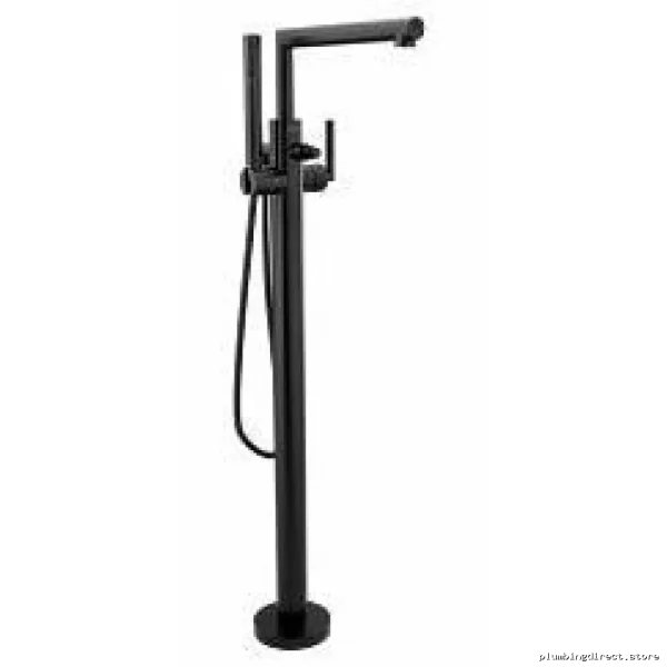 Arris Matte Black Floor Mount Tub Filler - S93005BL