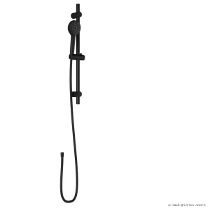 Kalia Matte Black Handheld Shower with Adjustable Slide Bar BF1760-160