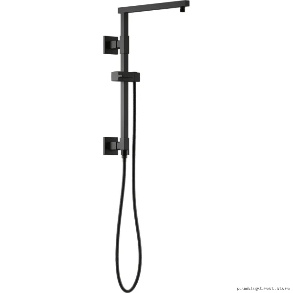 Luxury Euro Square Shower Column - Matte Black Brizo Model 80099-BL - Image 2