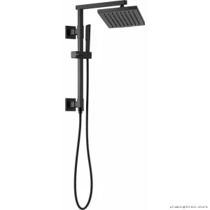Luxury Euro Square Shower Column - Matte Black Brizo Model 80099-BL