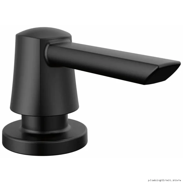Bathroom Matte Black Metal SoapDispenser-Monrovia-Delta-RP