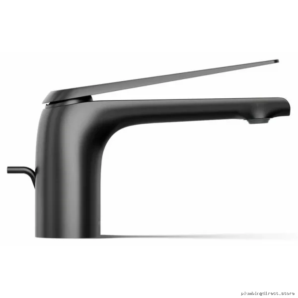 Modern Matte Black Single-Hole Bathroom Faucet by Kohler - Image 3