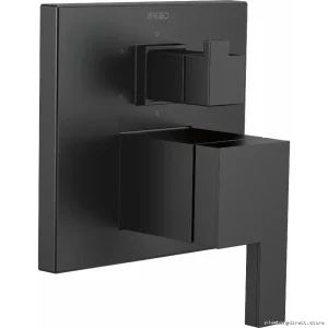 Brizo T75P680-BL Matte Black Pressure Balance Valve Trim with 6-in-1 Function Diverter