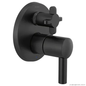 3-Function Diverter Trim Pressure Balance Valve - Jason Wu - Less Handles Matte Black T75P575-BLLHP Brizo