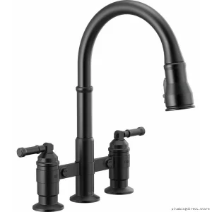 Matte Black Pulldown Sprayer – Delta Broodericck Kithe Fauket | Mode#