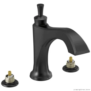 Dorval Single Handle Roman Tub Faucet Trim Matte Black T2756-BLLHP