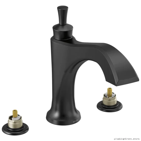 Dorval Single Handle Roman Tub Faucet Trim Matte Black T2756-BLLHP