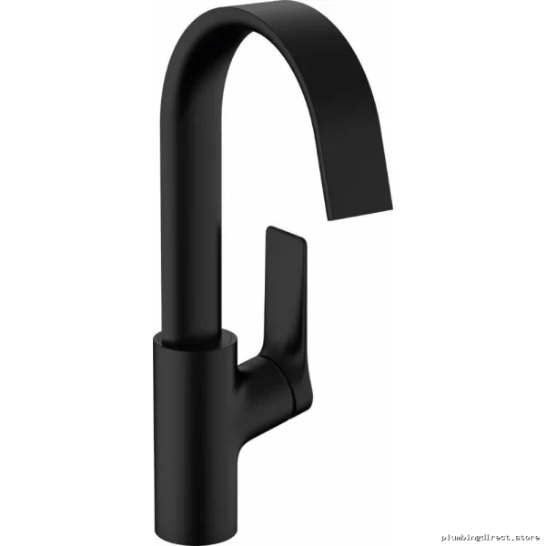 Vivenis 210 Single-Hole Faucet w/ Pop-Up Drain - Matte Black 75030671 Hansgrohe - Image 2