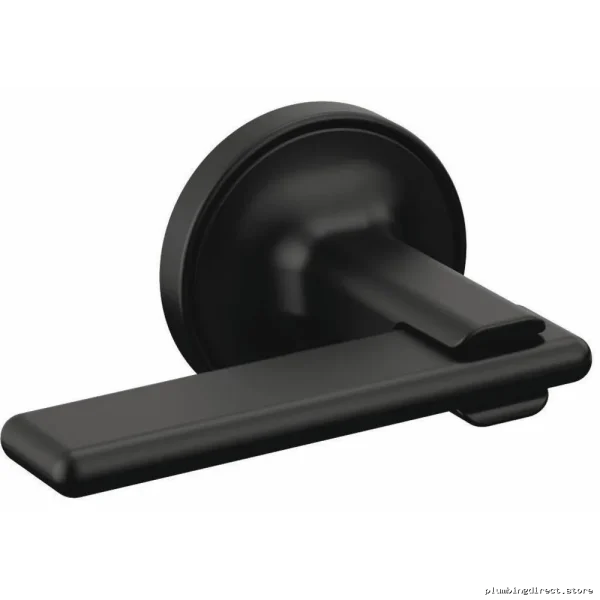 Matte Black Allaria Wall-Mount Tub Faucet & Dual Lever Handles Brizo