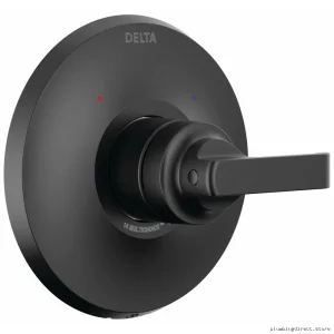 Matte Black Valve Trim for Tetra Monitor 14 Series T14089-BL Delta