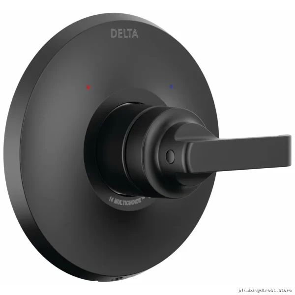 Matte Black Valve Trim for Tetra Monitor 14 Series T14089-BL Delta