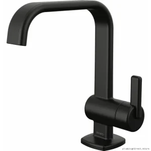 MatteBlack WaterSaving SingleHole BathFaucet EcoFriendly Brizo