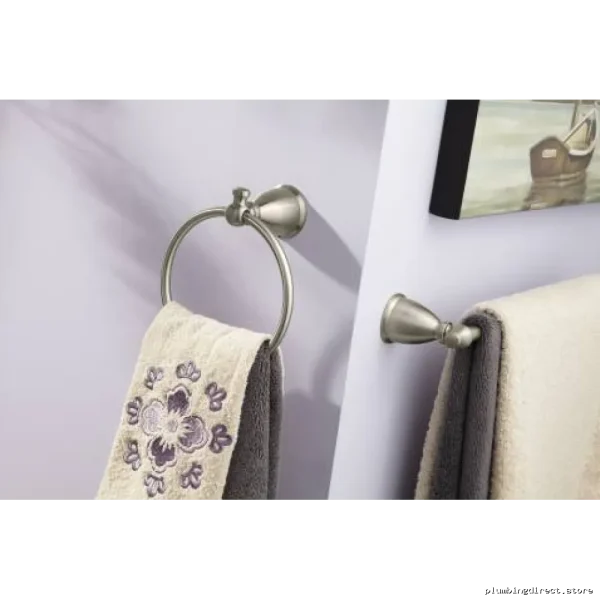 Mediterranean Bronze 24-Inch Caldwell Towel Bar - Contemporary Design Y3124BRB Moen - Image 5