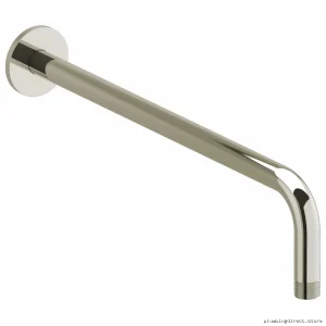 Modern 16 Wall-Mounted Shower Arm w/Round Escutcheon - Polished Nickel (503PN) RIOBEL