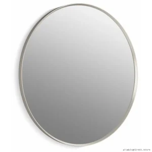 Modern 36-Inch Wall-Mounted Bathroom Mirror in Brushed Nickel - Kohler 31369-BNL