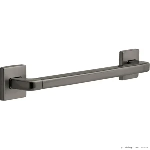 Modern ADA Decorative Safety Grab Bar - Black Stainless Steel