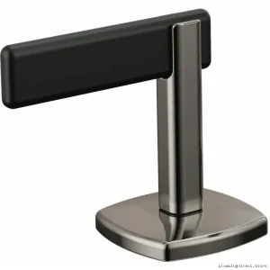 Modern Allaria Replacement Handles Set – Wide Spacing Brass Kit in Brilliant Onyx & Matte Finish Compatible with Briozo Models