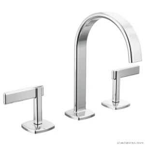 Modern Allaria Widespread Single Handle Chrome Faucet 1.2 GPM 65367LF-PCLHP-ECO