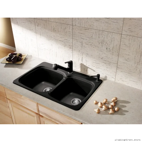 Torre Anthracite Wall-Mounted Soap Dispenser - Modern Hand Soap Holder 400693 - Image 2