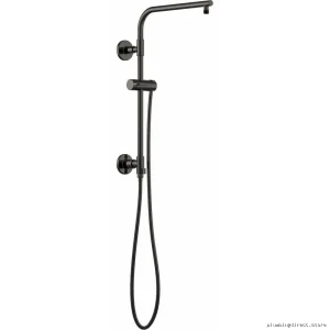 Brizo Euro 80092-BNX Black Onyx Round Shower Column for Modern Bathrooms