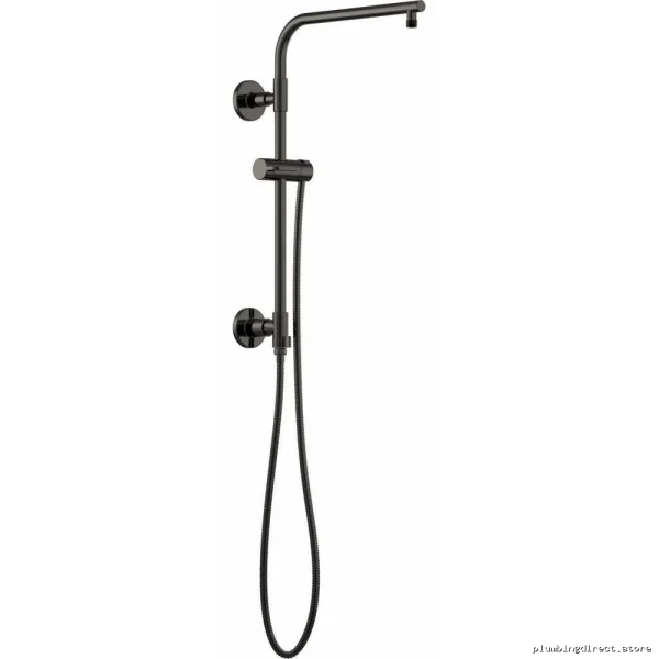 Brizo Euro 80092-BNX Black Onyx Round Shower Column for Modern Bathrooms