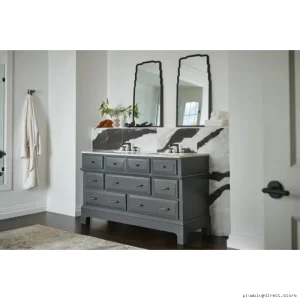 Modern Drawer Knob - Contemporary Design Black Onyx Finish Brizo Brilliance Series 699298-BNX