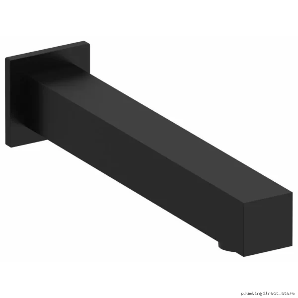 Black RIOBEL 885BK Tub Spout - Modern Bathroom Fixture