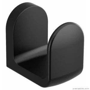 Modern Black Robe Hook for Bathroom Use