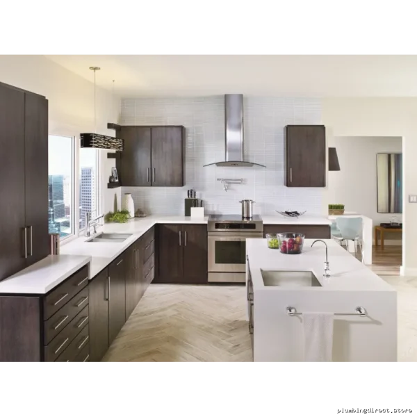 Modern Black Stainless Steel Sink-Mounted Pot Filler Moen S665BLS - Image 3
