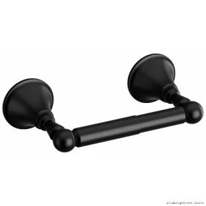 Momenti Modern Black Toilet Paper Holder - Stylish Bath Accessory