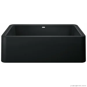 Modern IkonBlanco #ModelNumber DurabilityEasyCleanCoalBlackSilGraniteApronFrontSinkDesign