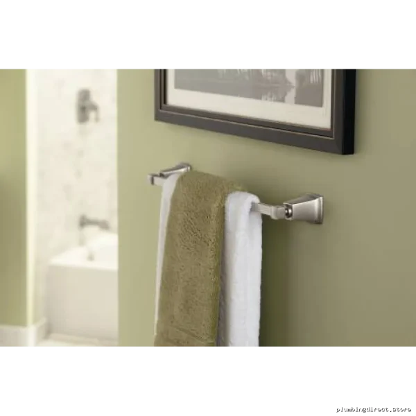 Modern Boardwalk Brushed Nickel Towel Bar - Moen Y3218BN - Image 3
