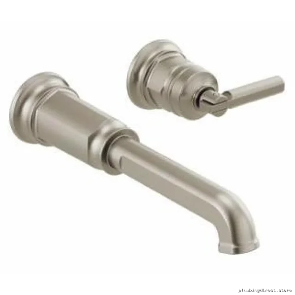 Modern Brizo Luxe Nickel Single-Handle Wall Mount Bath Faucet Trim