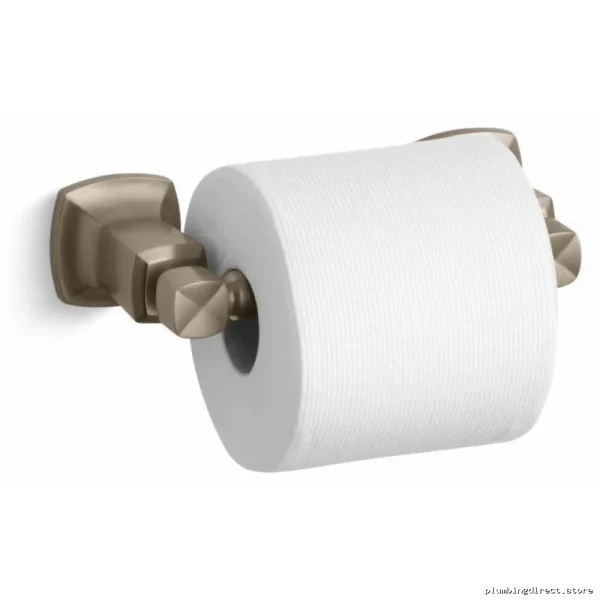 Modern Brushed Bronze Toilet Paper Holder - Stylish Kohler Bathroom Accessory