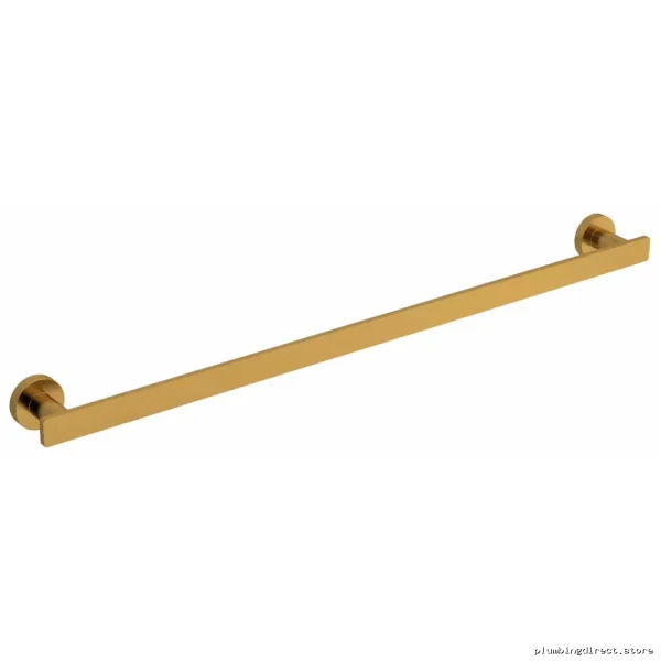 Modern Brushed Gold 24-Inch Bathroom Towel Bar - RIOBEL PX5BG
