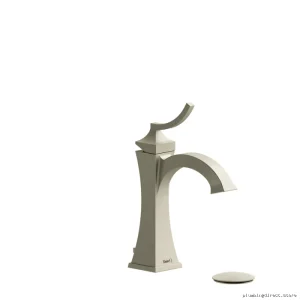 Modern Brushed Nickel Single Hole Bathroom Faucet - Elegant Design