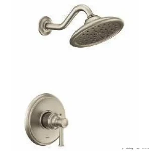 Modern Brushed Nickel Shower Trim - Moen Belfield