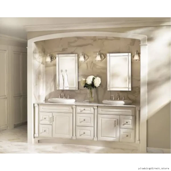 Modern Brushed Nickel Wall Sconce - Sleek Bathroom Lighting - Image 2
