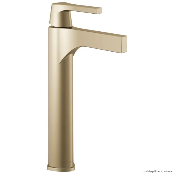 Champagne Bronze Bathroom Vessel Sink Faucet – Modern Kitchen & Bath Design - Image 2
