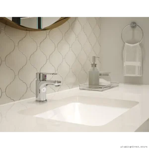 Modern Single Hole Bathroom Faucet with Pop-Up - Durable Chrome Design