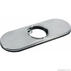 Modern Chrome Bathroom Faucet Trim Plate - Delta RP100091 Trinsic