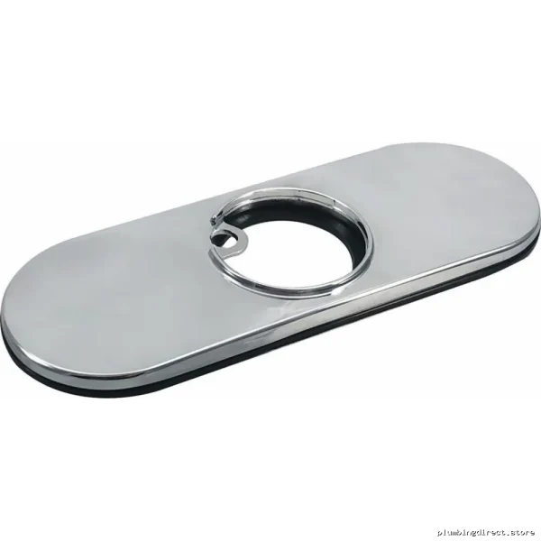 Modern Chrome Bathroom Faucet Trim Plate - Delta RP100091 Trinsic
