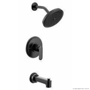 Chrome Bathroom Faucets Greenfield M-Core 3 Series Tub & Shower Trim - Modern High-Flow Finish