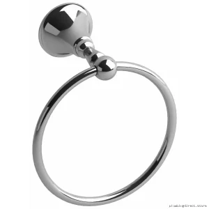 Stylish Chrome Bathroom Towel Holder – Modern Design