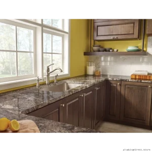 Modern Chrome Cabinet Knob - Moen Weymouth Kitchen Hardware